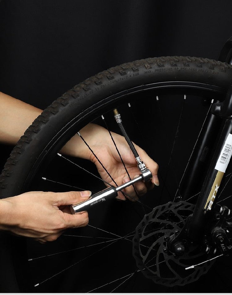 INFLADOR DE NEUMÁTICOS PORTÁTIL PARA BICICLETA, ACCESORIOS PARA BICICLETA