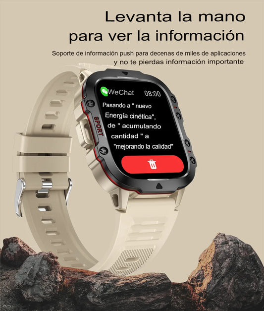 NUEVO RELOJ INTELIGENTE MILITAR RESISTENTE GPS